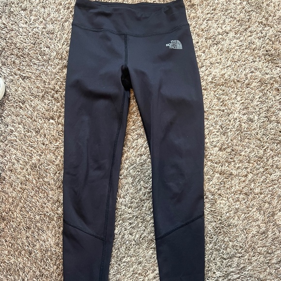 The North Face womens black full length athletic leggings size XS - Picture 1 of 4